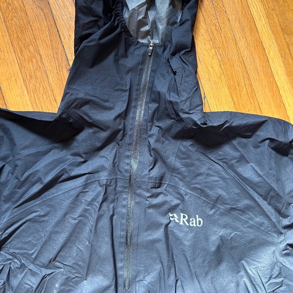 Rab Pertex Ultralight Running/Hiking Rain Jacket L Black - Picture 3 of 5